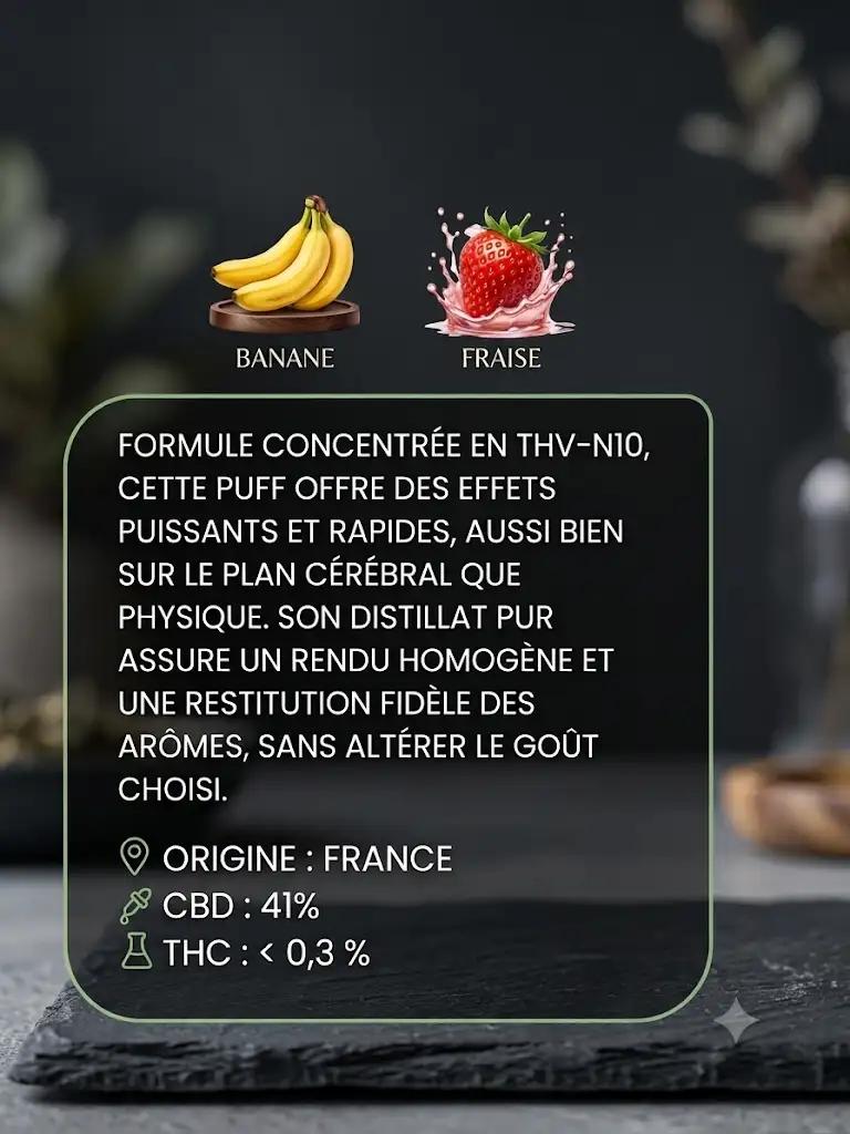 premium vape pen STRAWBERRY BANANA