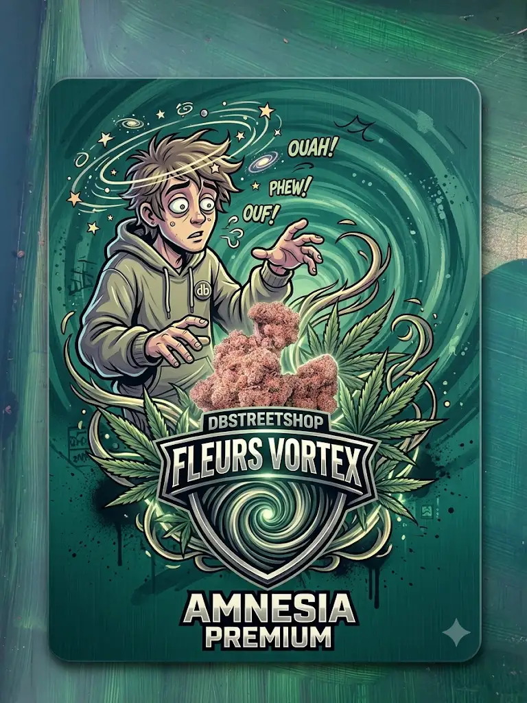 AMNESIA premium  FLEUR VORTEX  aux notes de citron acidulé