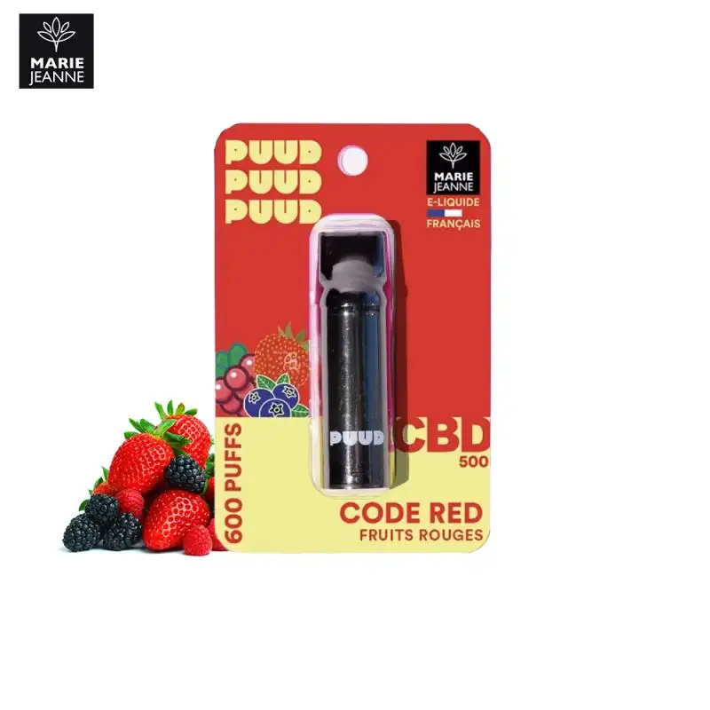 Kit Code Red 600 puffs - Puud by-Marie- Jeanne